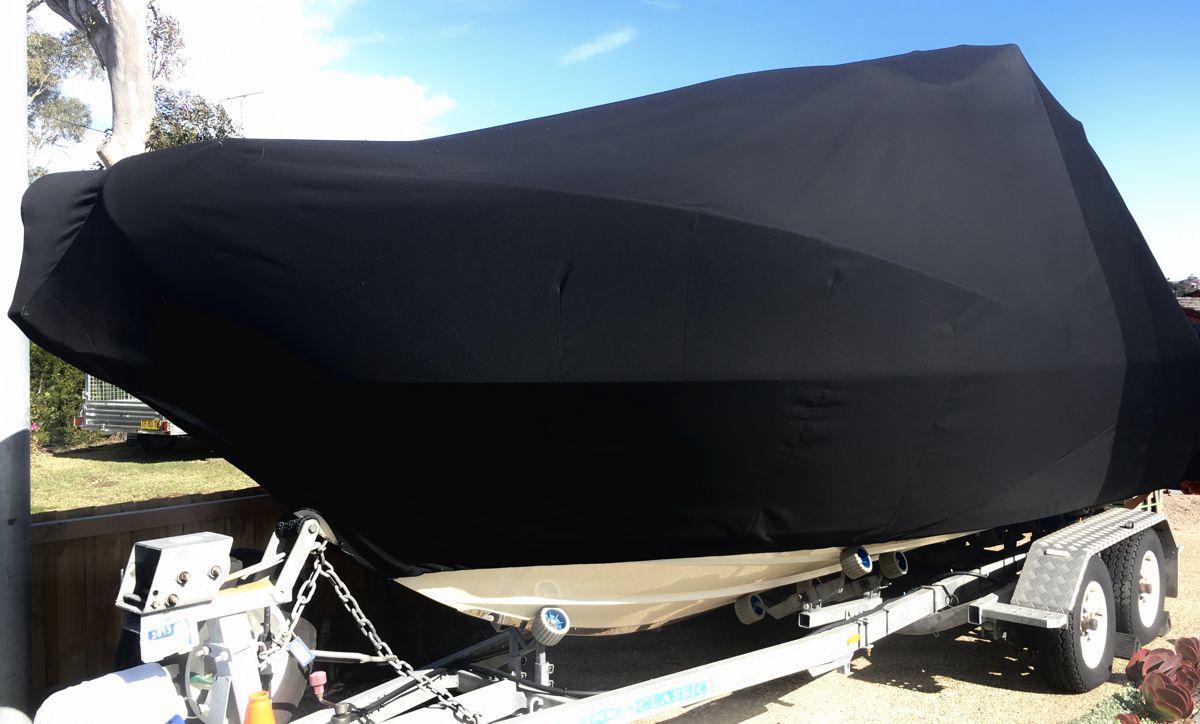 Cove Covers fitted boat cover